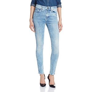 G-STAR RAW Dames 3301 Ultra High Waist Super Skinny Jeans, blauw (Medium Aged 7048-5542), 27W x 28L