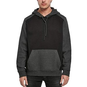 Urban Classics Herentrui met, zwart/charcoal, XXL Grote maten