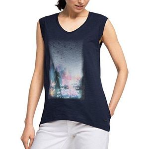 edc by ESPRIT T-shirt voor dames, blauw (navy 400), S