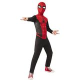 Rubies Spiderman-kostuum 3, OPP, No way Home film voor kinderen, Marvel, Avengers, maat M, 5-6 jaar (702748-M)