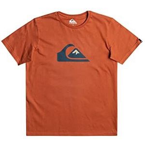 Quiksilver T-Shirt COMP Logo Jongens Bruin XL/16