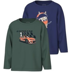 NAME IT - NMMVAGNO - Lange Mouwen Shirt - Jongens - 2-Pack