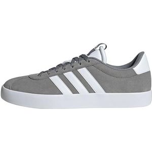 adidas Heren VL Court 3.0 Sneakers, Grey Three / Cloud White / Cloud White, 41 2/3 EU