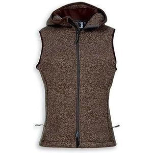 Tatonka Style dames ""Gavan Lady Vest"" fleece vest, maat 38, donkerbruin