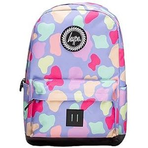 hype School dag kantoor reizen casual unisex kinderen jongens meisjes tieners mannen vrouwen rugzakken, Meerdere kleuren patches, Eén maat, Casual
