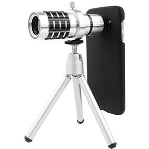 Apexel 12x Handmatige Focus Telephoto Camera Lens Kit met Mini Statief en Hard Cover Case voor Samsung Galaxy Note 5