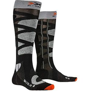 X-Bionic Unisex Ski Control 4.0 sokken, antraciet gemêleerd/stone grey melange, 41 EU