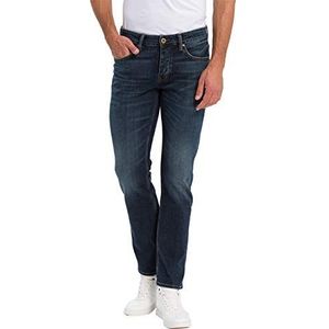 Cross Jeans Dylan Tapered Fit Jeans voor heren, Blauw (Vuil Blauw 097), 40W / 34L