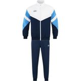 JAKO - Vrijetijdspak Retro - Marineblauw/Wit/Hemelsblauw - Uniseks-Volwassene