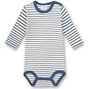 Sanetta Baby Jongens Strepen Body, ink blue, 92 cm