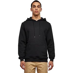 Urban Classics Heren capuchontrui van biologisch katoen Organic Basic Hoody, sweatshirt met capuchon voor mannen in vele kleuren, maten S - 5XL, zwart, XXL