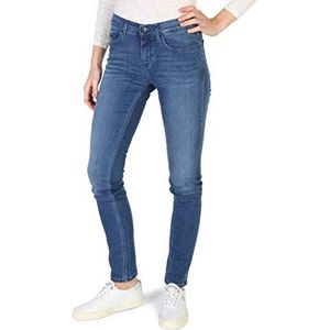 Calvin Klein Jeans Skinny Jeans Mid Rise SMST voor dames, blauw (Satin Mid Stretch)., 28W x 32L