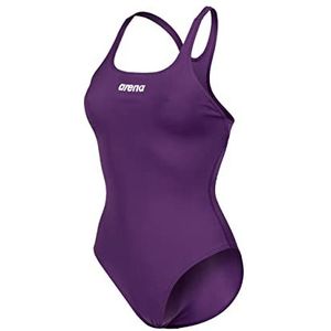 arena Solid Swim Pro Team eendelig badpak voor dames, sneldrogend, sportief badpak van arena MaxLife Eco-stof met maximale chloorbestendigheid en uv-bescherming UPF 50+