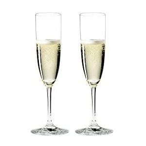 RIEDEL 6416/08 Vinum champagne fluit, 2-delige champagnefluitset, kristalglas