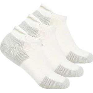 Thorlos J Max Cushion Running Rolltop Sokken, Wit (3 paar), Medium