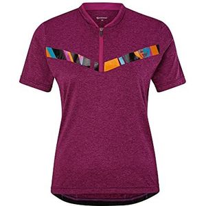 Ziener Dames Nelisa Fietsshirt/Fietsshirt - Mountainbike/racefiets - Ademend|Sneldrogend|Elastic|Korte mouw
