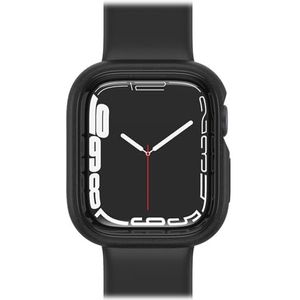 OtterBox Watch Bumper voor Apple Watch Series 8/7-41mm, Schokbestendig, Valbestendig, Slanke beschermhoes voor Apple Watch, Beschermscherm en Randen, Zwart