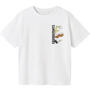 Name It - Nkmjarl Sponge Nreg Ss Top Box Cplg - T-shirt - Wit