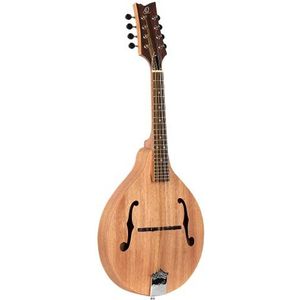 Ortega Mahoniehout mandoline (open poriën, satijnen afwerking)