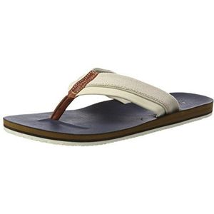 Aldo Galoisa Sandalen met open teen voor heren, Wit Been, 42.5 EU