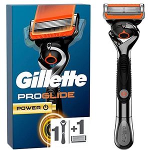 Gillette Proglide Power Scheersysteem Voor Mannen, 1 Handvat Met 1 Navulmesje, Voor Een Comfortabele Scheerbeurt