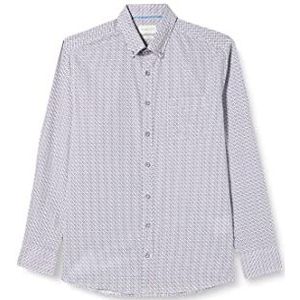 bugatti Heren 9350-38804 overhemd met button-down-kraag, marineblauw, standaard, marineblauw, M