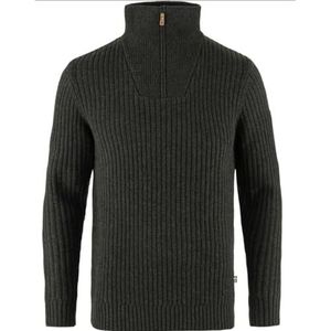 Fjallraven 86672-633 Övik Half Zip Knit M/Övik Half Zip Knit M Sweatshirt Heren Dark Olive Maat S