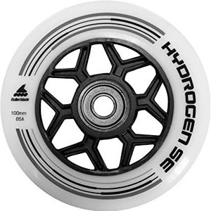 Rollerblade 100 mm ILQ9 Wheel Bearing Hydro SE, uniseks wielen voor volwassenen, wit, EA