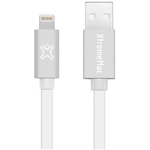 XtremeMac XTM-Flat-LED-Cab-SL Lightning-kabel, Apple MFI-gecertificeerd, 1,2 m