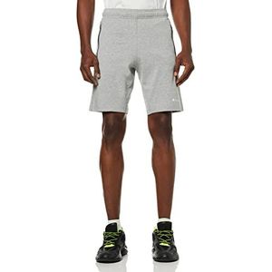 Champion Mannen Legacy Authentieke Broek Pro Jersey Kleine Logo Zip Pocket Bermuda Shorts, Licht Gemeleerd Grijs, S