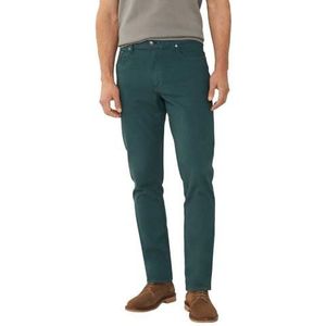 Hackett London Heren Linnen Broek met Trekkoord, Groen (Fles Groen), 31W/32L, Groen (Bottle Green), 31W / 32L