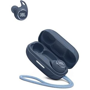 JBL Reflect Aero in ear oordopjes in blauw ; Met adaptieve ruisonderdrukkingstechnologie, een waterdicht ontwerp, Bluetooth en batterijduur van 8 uur