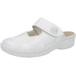 Berkemann Heliane Pantoffels voor dames, zilveren glitter., 42 EU