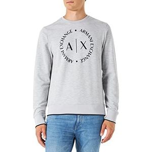 Armani Exchange 1st To Be Noticed Sweatshirt voor heren, grijs, M