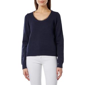 nelice Dames gebreide trui 11025374-NE01, Marine, XS/S, marineblauw, XS/S