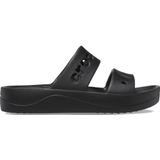 Crocs - Baya Platform - Sandalen - Zwart