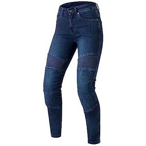 Ozone Agness II Lady motorjeans voor dames, van duurzame materialen, slim fit, kniebescherming, Dupont Kevlar binnen, flexibele inzetstukken