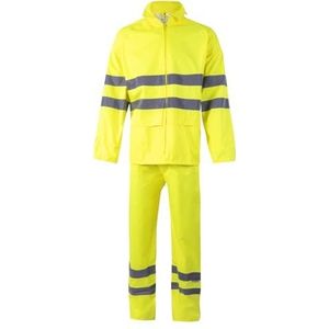 VELILLA 189; tweedelige regenpak, neongeel, maat 3XL, Geel fluor., 3XL