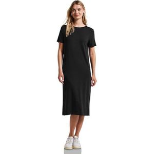 Shirtjurk - Zwart - Casual Fit - Ronde Hals - Korte Mouwen