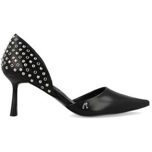 Replay Ambra Studs Pumps voor dames, 003 zwart, 37 EU, 003 Black, 37 EU