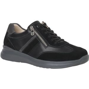 Ganter Harald-H Sneakers voor heren, zwart, 40,5 EU breed, zwart, 40.5 EU Weit