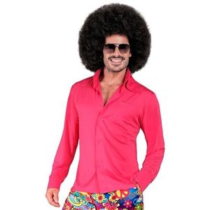WIDMANN MILANO PARTY FASHION - Jaren '70 overhemd voor heren, disco fever, feestoutfit, carnavalskostuum