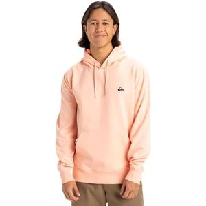 Quiksilver Basic Hoodie Young Men Pullover Sweater Heren, Perfect perzik, S