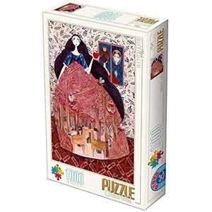 D-TOYS 1 - puzzel 1000 Andrea Kurti 01 sneeuwwit