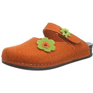 Manitu 320367 damespantoffels, oranje, 39 EU