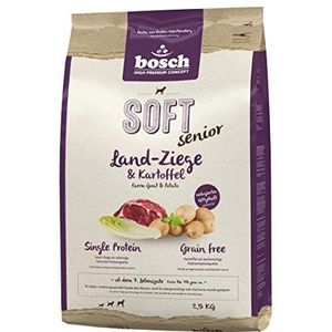 bosch HPC Soft Senior Geit en Aardappel Semi-Vochtig Droog Hondenvoer 2.5 kg