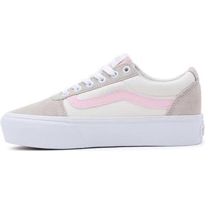 Vans Dames Ward Platform Sneaker, kleurblok lichtgroen/multi, 6 UK, Color Block Licht Groen Multi, 39 EU