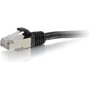 C2G 00823 Cat6-kabel - Snagless afgeschermde Ethernet-netwerkpatchkabel, zwart (30 voet, 9,14 meter)