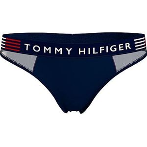 Tommy Hilfiger Thongs voor dames, Blauw (Woestijnhemel), XL