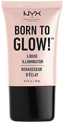 NYX Professional Makeup Born to Glow Liquid Illuminator, Vloeibare Glans Make-up, Highlighter, Foundation Base, Veganistische formule, Kleur: Sunbeam
